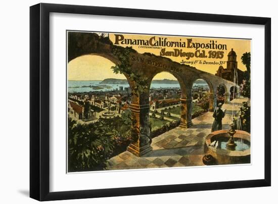 Panama-California Exposition, San Diego, California-null-Framed Art Print