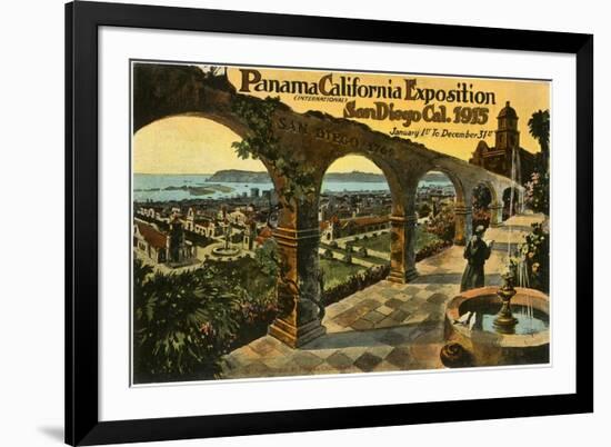 Panama-California Exposition, San Diego, California-null-Framed Art Print