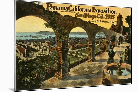 Panama-California Exposition, San Diego, California-null-Mounted Art Print