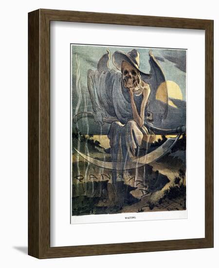 Panama Canal Cartoon, 1904-Joseph Keppler-Framed Giclee Print