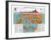 Panama Canal, Map of Panama-null-Framed Giclee Print