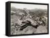 Panama Canal under Construction-null-Framed Stretched Canvas