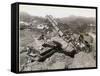 Panama Canal under Construction-null-Framed Stretched Canvas