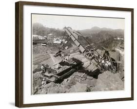Panama Canal under Construction-null-Framed Photographic Print