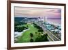 Panama City Beach Florida View of Front Beach Road at Sunrise-Rob Hainer-Framed Photographic Print