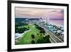 Panama City Beach Florida View of Front Beach Road at Sunrise-Rob Hainer-Framed Photographic Print