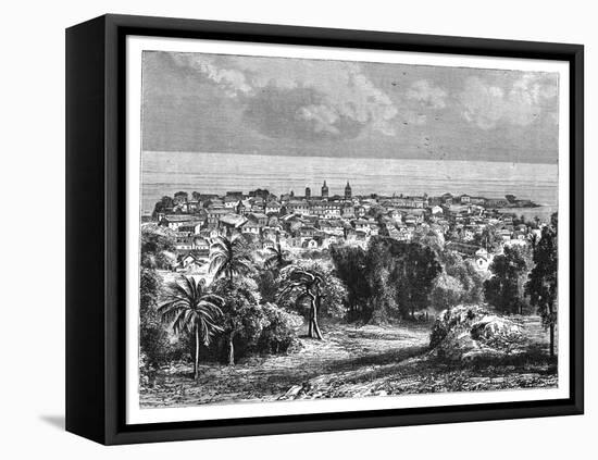 Panama City from Mount Ancon, C1890-null-Framed Stretched Canvas