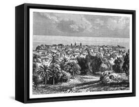 Panama City from Mount Ancon, C1890-null-Framed Stretched Canvas