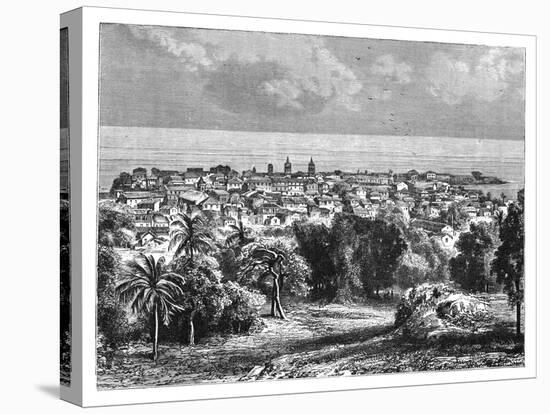 Panama City from Mount Ancon, C1890-null-Stretched Canvas