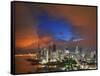 Panama City Skyline from the Punta Pacifica District.-Jon Hicks-Framed Stretched Canvas