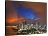 Panama City Skyline from the Punta Pacifica District.-Jon Hicks-Stretched Canvas