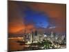 Panama City Skyline from the Punta Pacifica District.-Jon Hicks-Mounted Photographic Print