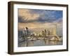 Panama City Skyline.-Jon Hicks-Framed Photographic Print