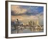 Panama City Skyline.-Jon Hicks-Framed Photographic Print