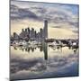 Panama City Skyline.-Jon Hicks-Mounted Photographic Print