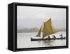 Panama, Comarca de Kuna Yala, San Blas Islands, Isla Tigre, Sailing Boat-Jane Sweeney-Framed Stretched Canvas