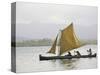 Panama, Comarca de Kuna Yala, San Blas Islands, Isla Tigre, Sailing Boat-Jane Sweeney-Stretched Canvas