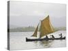 Panama, Comarca de Kuna Yala, San Blas Islands, Isla Tigre, Sailing Boat-Jane Sweeney-Stretched Canvas