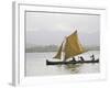 Panama, Comarca de Kuna Yala, San Blas Islands, Isla Tigre, Sailing Boat-Jane Sweeney-Framed Photographic Print