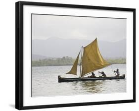 Panama, Comarca de Kuna Yala, San Blas Islands, Isla Tigre, Sailing Boat-Jane Sweeney-Framed Photographic Print