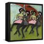 Panama Dancers, 1910-1911-Ernst Ludwig Kirchner-Framed Stretched Canvas
