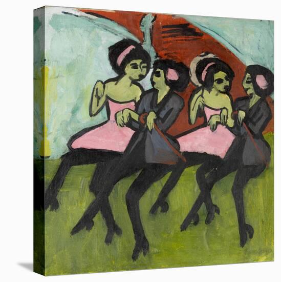 Panama Dancers, 1910-1911-Ernst Ludwig Kirchner-Stretched Canvas