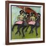 Panama Dancers, 1910-1911-Ernst Ludwig Kirchner-Framed Giclee Print