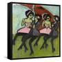 Panama Dancers, 1910-1911-Ernst Ludwig Kirchner-Framed Stretched Canvas