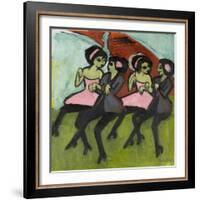 Panama Dancers, 1910-1911-Ernst Ludwig Kirchner-Framed Giclee Print