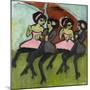Panama Dancers, 1910-1911-Ernst Ludwig Kirchner-Mounted Giclee Print