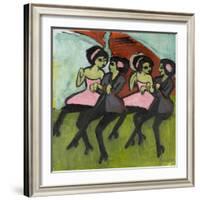 Panama Dancers, 1910-1911-Ernst Ludwig Kirchner-Framed Giclee Print