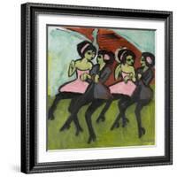 Panama Dancers, 1910-1911-Ernst Ludwig Kirchner-Framed Giclee Print