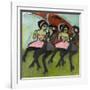 Panama Dancers, 1910-1911-Ernst Ludwig Kirchner-Framed Premium Giclee Print