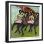 Panama Dancers, 1910-1911-Ernst Ludwig Kirchner-Framed Premium Giclee Print