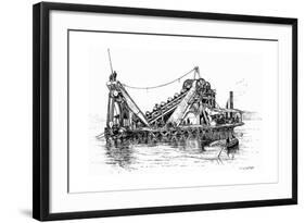 Panama Dredger 2 1889-Edward Whymper-Framed Giclee Print