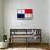 Panama Flag Design with Wood Patterning - Flags of the World Series-Philippe Hugonnard-Framed Stretched Canvas displayed on a wall