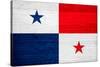 Panama Flag Design with Wood Patterning - Flags of the World Series-Philippe Hugonnard-Stretched Canvas