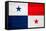 Panama Flag Design with Wood Patterning - Flags of the World Series-Philippe Hugonnard-Framed Stretched Canvas