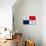 Panama Flag Design with Wood Patterning - Flags of the World Series-Philippe Hugonnard-Art Print displayed on a wall