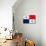 Panama Flag Design with Wood Patterning - Flags of the World Series-Philippe Hugonnard-Mounted Art Print displayed on a wall