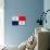 Panama Flag Design with Wood Patterning - Flags of the World Series-Philippe Hugonnard-Stretched Canvas displayed on a wall