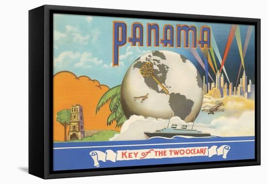 Panama, Key of Two Oceans-null-Framed Stretched Canvas