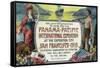 Panama Pacific International Expo Advertisement - San Francisco, CA-Lantern Press-Framed Stretched Canvas