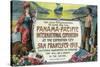 Panama Pacific International Expo Advertisement - San Francisco, CA-Lantern Press-Stretched Canvas