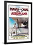 Panama - Panama and the Canal Aeroplane Movie Promo Poster-Lantern Press-Framed Art Print