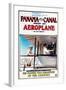 Panama - Panama and the Canal Aeroplane Movie Promo Poster-Lantern Press-Framed Art Print