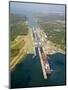 Panama, Panama Canal, Container Ships in Gatun Locks-Jane Sweeney-Mounted Photographic Print