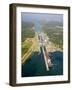 Panama, Panama Canal, Container Ships in Gatun Locks-Jane Sweeney-Framed Photographic Print