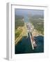 Panama, Panama Canal, Container Ships in Gatun Locks-Jane Sweeney-Framed Photographic Print