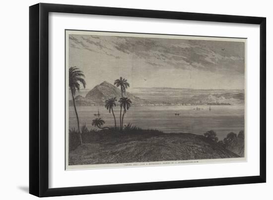 Panama Port-Eduard Hildebrandt-Framed Giclee Print